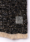CHANEL 19PF Black Gold Wool Knit Dress 38 シャネル ブラック ゴールド ウール ニット ワンピース 即発