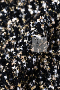 CHANEL 19PF Black Gold Wool Knit Dress 38 シャネル ブラック ゴールド ウール ニット ワンピース 即発