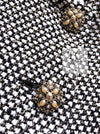 CHANEL 12PF Paris Bombay Black White Metallic Tweed Dress 38 シャネル ブラック ホワイト メタリック ツイード ワンピース 即発