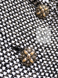 CHANEL 12PF Paris Bombay Black White Metallic Tweed Dress 38 シャネル ブラック ホワイト メタリック ツイード ワンピース 即発