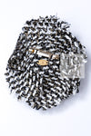 CHANEL 12PF Paris Bombay Black White Metallic Tweed Dress 38 シャネル ブラック ホワイト メタリック ツイード ワンピース 即発