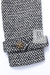 CHANEL 12PF Paris Bombay Black White Metallic Tweed Dress 38 シャネル ブラック ホワイト メタリック ツイード ワンピース 即発