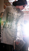 CHANEL 12PF Paris Bombay Black White Metallic Tweed Dress 38 シャネル ブラック ホワイト メタリック ツイード ワンピース