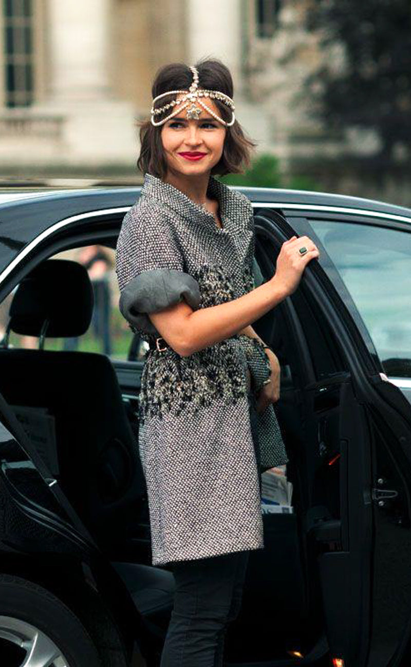 CHANEL 12PF Paris Bombay Black White Metallic Tweed Dress 38 シャネル ブラック ホワイト メタリック ツイード ワンピース