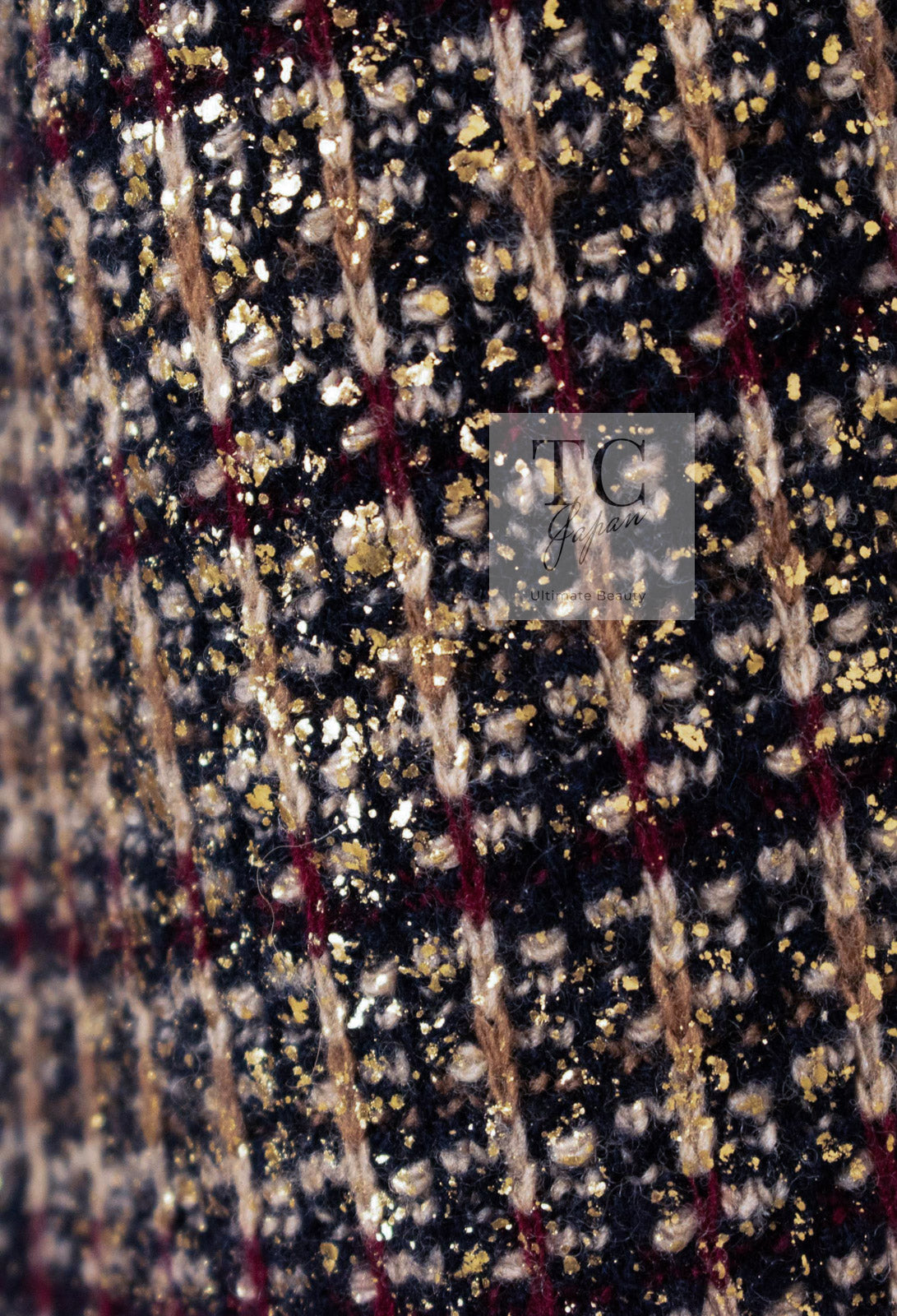 CHANEL 11PF Black Gold Metallic Gripoix Cashmere Wool Knit Dress 36 シャネル ブラック ゴールド メタリック グリポワ カシミア ウール ニット ワンピース 即発