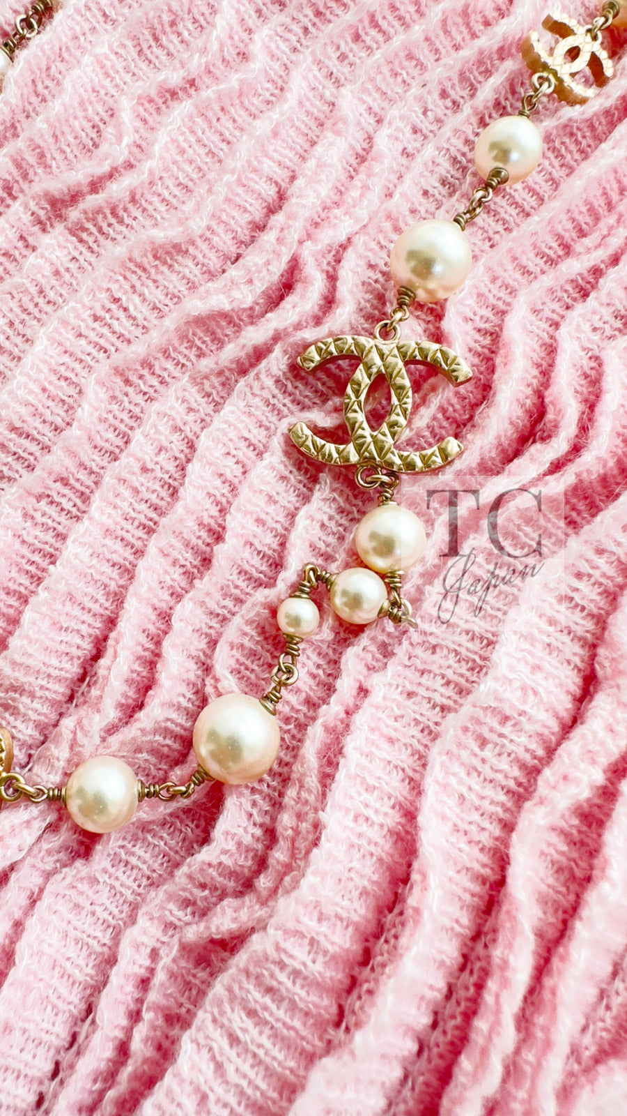CHANEL 13C Pink Cashmere Linen Ruffle Knit A-Line Dress 34 シャネル ピンク カシミア リネン Aライン ニット ワンピース 即発