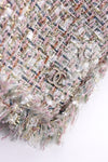 CHANEL 05S Beige Gold Silver Metallic Tweed Jacket Skirt Suit 44 46 シャネル ベージュ ゴールド メタリック ルサージュ ツイード ジャケット スカート スーツ 即発
