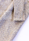 CHANEL 05S Beige Gold Silver Metallic Tweed Jacket Skirt Suit 44 46 シャネル ベージュ ゴールド メタリック ルサージュ ツイード ジャケット スカート スーツ 即発