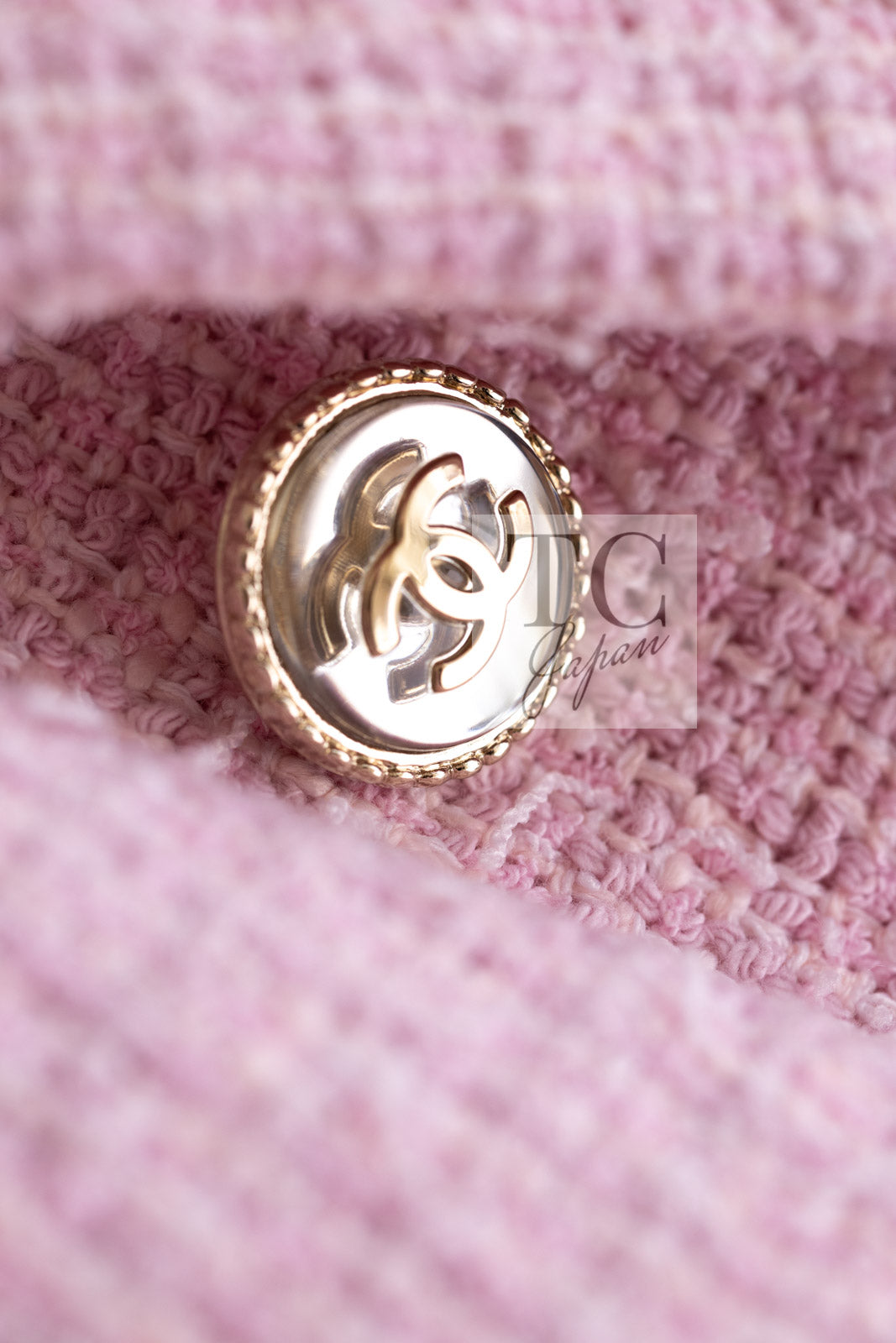CHANEL 21S pink tweed women's jacket / シャネル レディース ピンク ツイード ジャケット