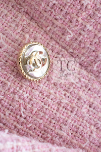CHANEL 21S pink tweed women's jacket / シャネル レディース ピンク ツイード ジャケット