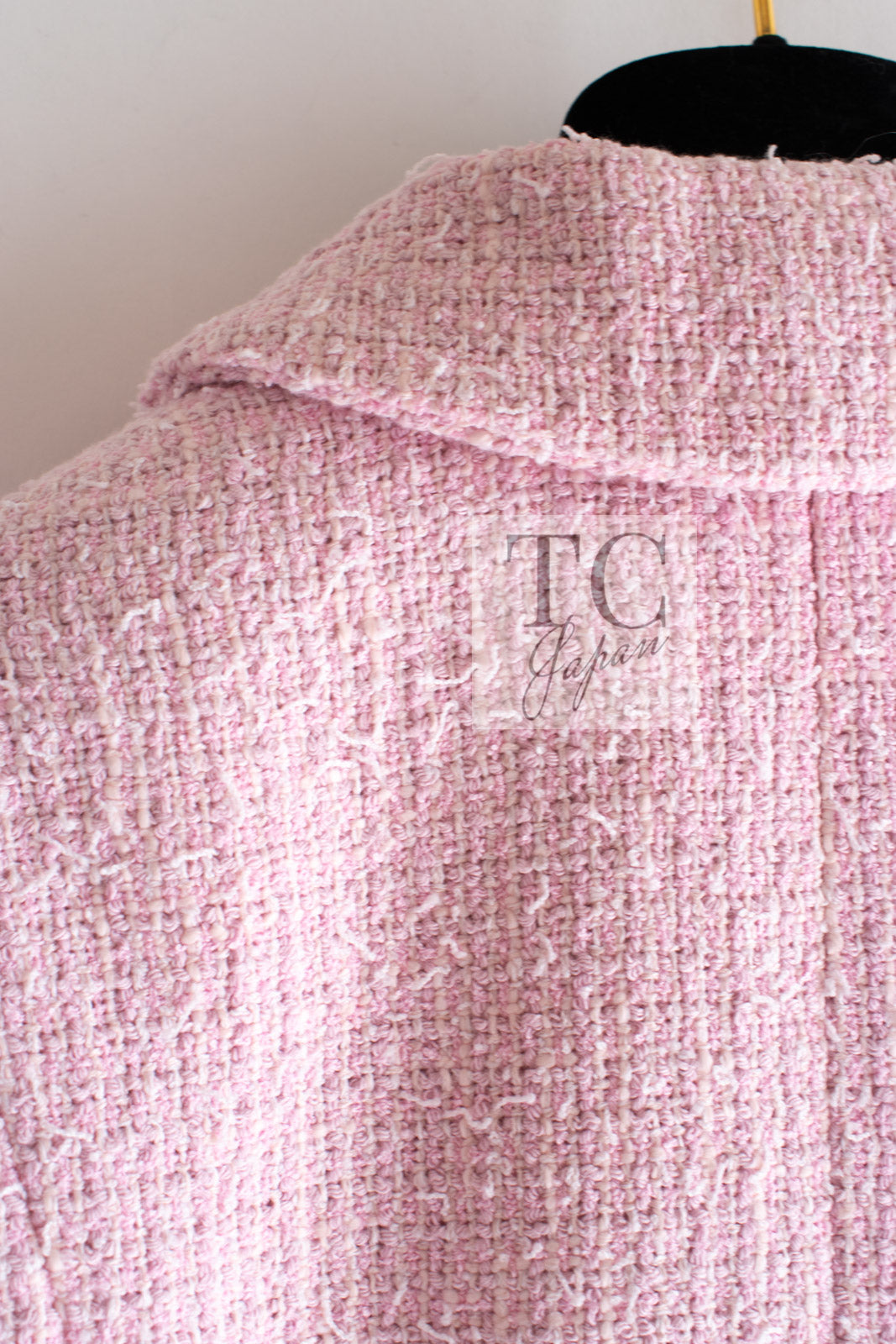 CHANEL 21S pink tweed women's jacket / シャネル レディース ピンク ツイード ジャケット