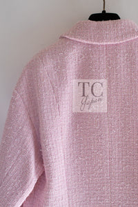 CHANEL 21S pink tweed women's jacket / シャネル レディース ピンク ツイード ジャケット