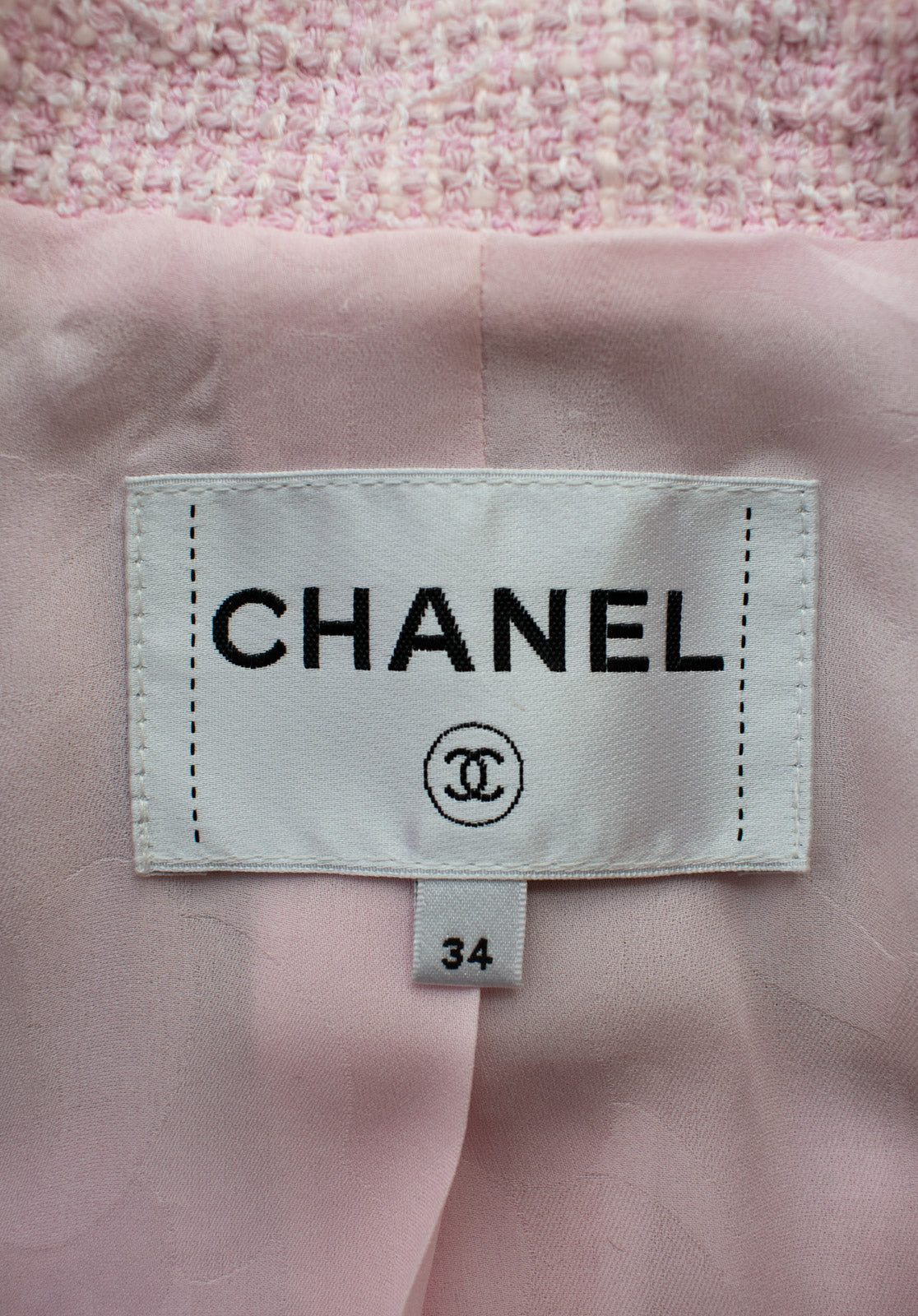 CHANEL 21S pink tweed women's jacket / シャネル レディース ピンク ツイード ジャケット