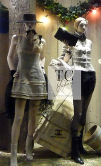 CHANEL 10S Beige Black Cotton Frilled Tweed Jacket 34 36-17