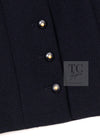 CHANEL 95A Vintage Black Hourglass Wool Jacket Skirt Suit 38 シャネル ヴィンテージ ブラック アワーグラス ウール ジャケット スカート スーツ 即発
