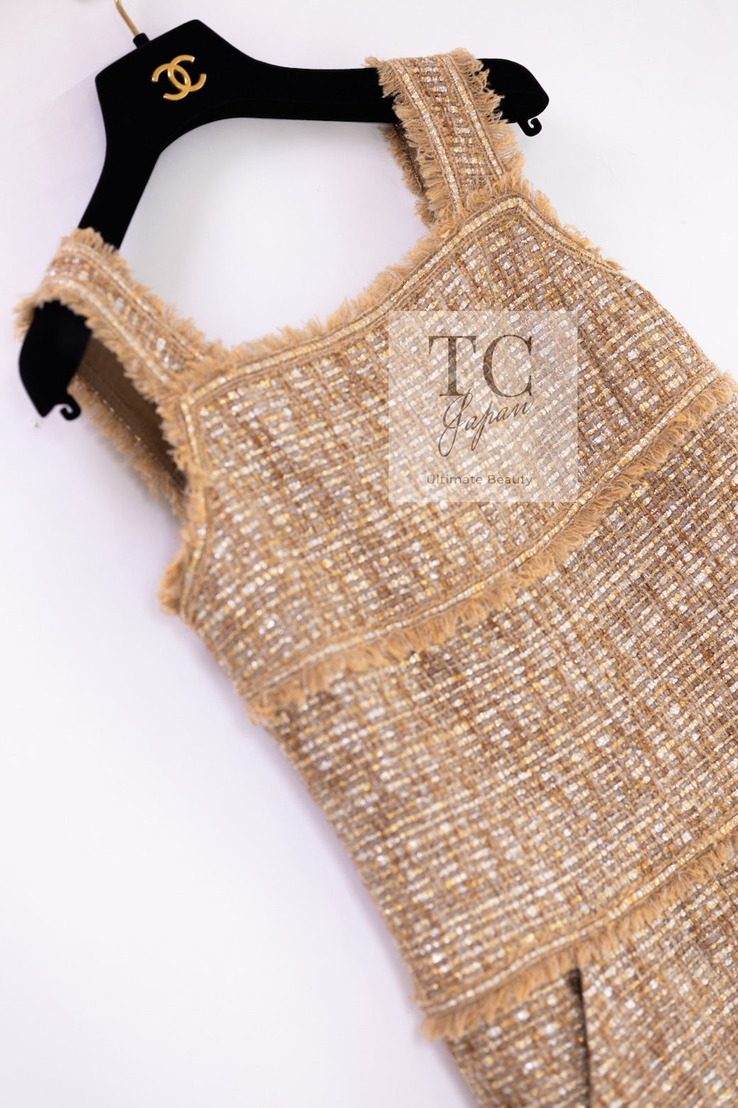 シャネル ジャケット ワンピース セットアップ CHANEL ゴールド シャネル ジャケット ワンピース セットアップ CHANEL ゴールド
