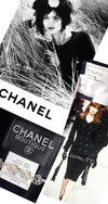 CHANEL 95A Vintage Dark Navy CC Buttons Wool Tweed Jacket Skirt Suit 44 シャネル ヴィンテージ ダーク ネイビー ココボタン ウール ダブル ツイード ジャケット スカート スーツ 即発