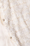 CHANEL 05S Ivory White Pearl Buttons Lesage Tweed Jacket Skirt Suit 40 42 シャネル アイボリー ホワイト パール CC ボタン ルサージュ ツイード ジャケット スカート スーツ 即発