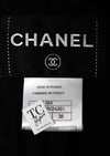 CHANEL 09PF Black Red Trim Moscow Wool Tweed Jacket Skirt Suit 38 シャネル ブラック レッド トリム ロマノフ ウール ツイード ジャケット スカート スーツ 即発
