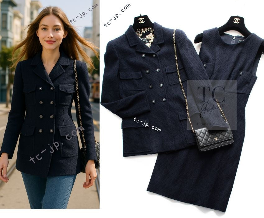 シャネル ワンピース ジャケット セットアップ CHANEL ヴィンテージ