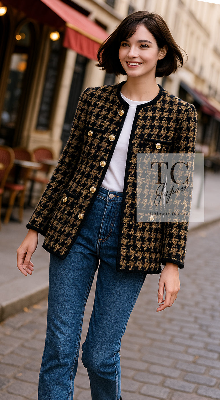 シャネル ジャケット スーツ CHANEL ヴィンテージ ブラウン