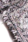 CHANEL 04A Gray Pink Lavender Multi Color Tweed Jacket 38 シャネル グレー ピンク ラベンダー マルチカラー ツイード ジャケット 即発