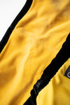 CHANEL 90A Vintage Gray Yellow Trim Velvet Tweed Jacket 38 シャネル ヴィンテージ グレー イエロー トリム ベルベット ツイード ジャケット 即発