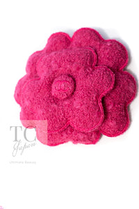 CHANEL 09A Coral Pink Boucle Wool Tweed Jacket 34 シャネル コーラル ピンク ブークレ ウール ツイード ジャケット 即発