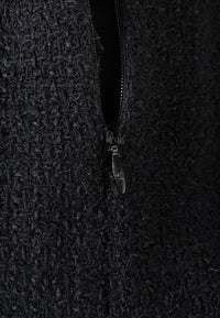 CHANEL 11C Little Black Jacket Tweed Wool CC Button Skirt Suit 34 36 シャネル リトル ブラック ジャケット ツイード ウール ココボタン スカート スーツ 即発