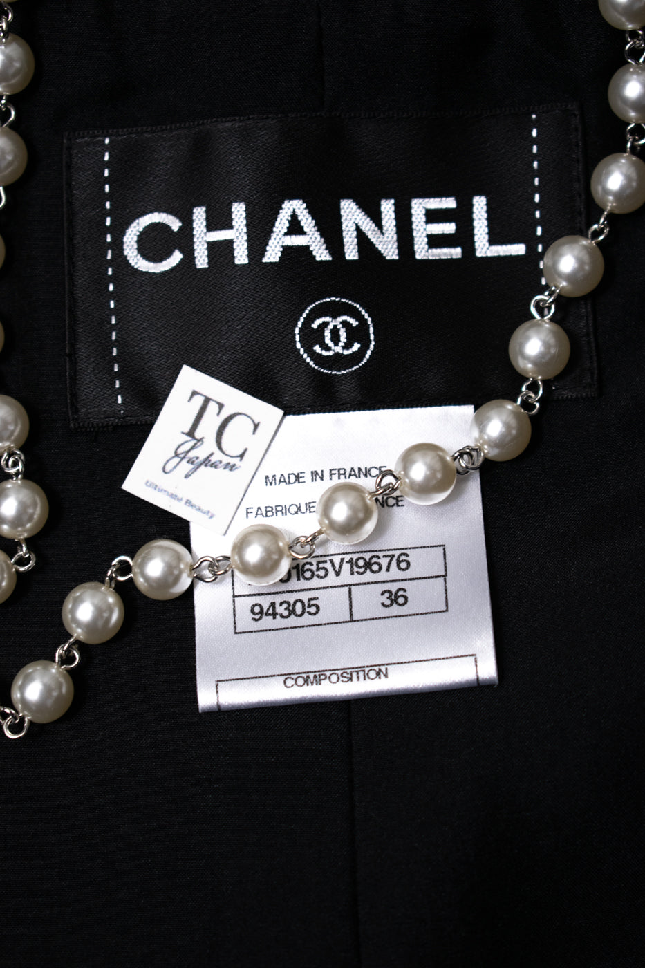 CHANEL 11C Little Black Jacket Tweed Wool CC Button Skirt Suit 34 36 シャネル リトル ブラック ジャケット ツイード ウール ココボタン スカート スーツ 即発