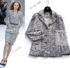 CHANEL 08A Sarah Jessica Parker Grey Multi Tweed Jacket 40 シャネル サラ ジェシカ着用 グレー マルチ ツイード ジャケット 即発