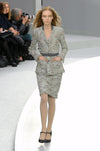 CHANEL 08A Sarah Jessica Parker Grey Multi Tweed Jacket 40 シャネル サラ ジェシカ着用 グレー マルチ ツイード ジャケット 即発