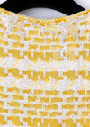 CHANEL 18S Yellow Ivory Cotton Wool Tweed Jacket Skirt Suit 38 シャネル イエロー アイボリー コットン ウール ツイード ジャケット スカート スーツ 即発