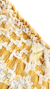 CHANEL 18S Yellow Ivory Cotton Wool Tweed Jacket Skirt Suit 38 シャネル イエロー アイボリー コットン ウール ツイード ジャケット スカート スーツ 即発