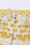 CHANEL 18S Yellow Ivory Cotton Wool Tweed Jacket Skirt Suit 38 シャネル イエロー アイボリー コットン ウール ツイード ジャケット スカート スーツ 即発