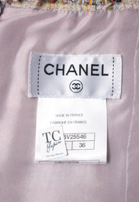 CHANEL 13C Rose Garden Lesage Pink Jacket Skirt Suit 34 36 38 シャネル ローズガーデン ルサージュ ピンク ジャケット スカート スーツ 即発