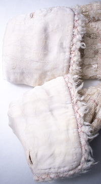 CHANEL 05A Ivory Gray Wool Tweed Jacket 40 シャネル アイボリー グレー ウール ツイード ジャケット モナコ王妃 即発