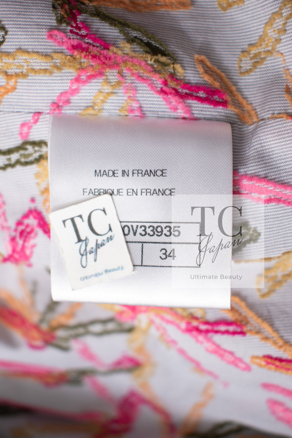 CHANEL 19PS Pink Metallic Tweed Jacket & Pants Set Up Pearl Logo Buttons 34 36 シャネル ピンク メタリック ツイード ジャケット パンツ セットアップ パール ロゴボタン 即発