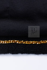 CHANEL 95A Vintage Black CC Buttons Wool Tweed Jacket Skirt Suit 38 シャネル ヴィンテージ ブラック ココボタン ウール ツイード ジャケット スカート スーツ 即発