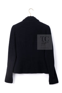 CHANEL 95A Vintage Black CC Buttons Wool Tweed Jacket Skirt Suit 38 シャネル ヴィンテージ ブラック ココボタン ウール ツイード ジャケット スカート スーツ 即発