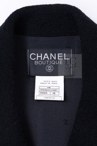 CHANEL 95A Vintage Black CC Buttons Wool Tweed Jacket Skirt Suit 38 シャネル ヴィンテージ ブラック ココボタン ウール ツイード ジャケット スカート スーツ 即発