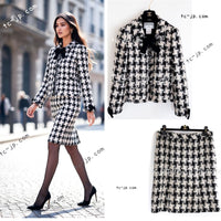 CHANEL 04PF Ivory Beige Bow Ribbon Jacket Skirt Suit 38 42 シャネル アイボリー ベージュ リボン ツイード ジャケット スカート スーツ 即発
