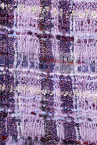 CHANEL 05A Purple Lavender Wool Soft Lesage Tweed Jacket Skirt Suit 38 40 42 シャネル パープル ラベンダー ソフト ウール ルサージュ ツイード ジャケット スカート スーツ 即発
