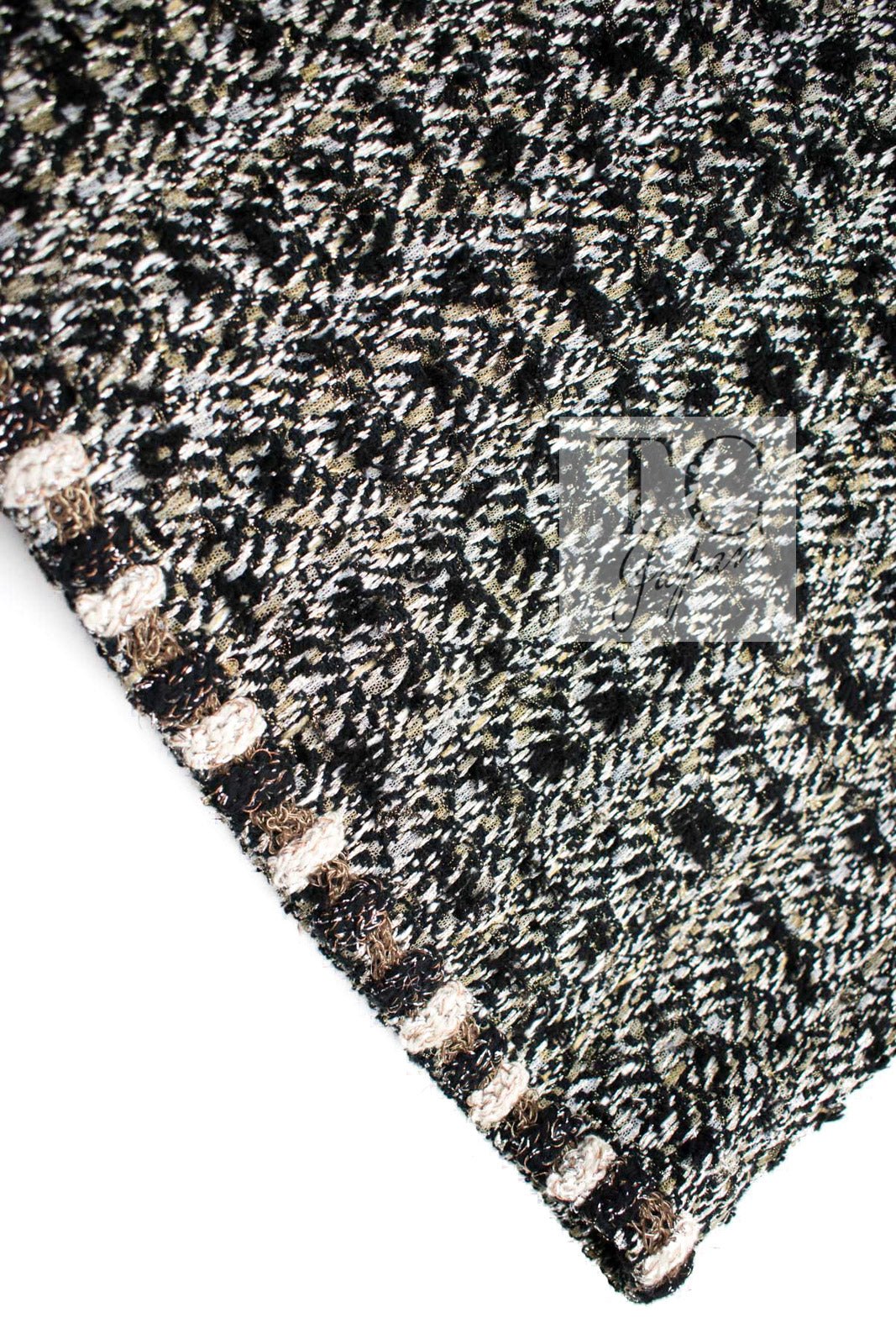 CHANEL 12PF Brown Black Metallic Tweed Jacket Skirt Suit 36 シャネル ブラウン ブラック メタリック ツイード ジャケット スカート スーツ 即発 - TC JAPAN