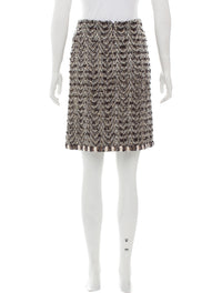 CHANEL 12PF Brown Black Metallic Tweed Jacket Skirt Suit 36 シャネル ブラウン ブラック メタリック ツイード ジャケット スカート スーツ 即発 - TC JAPAN