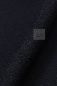 CHANEL Vintage Black Gold CC Buttons Tweed Jacket Skirt Suit 38 18