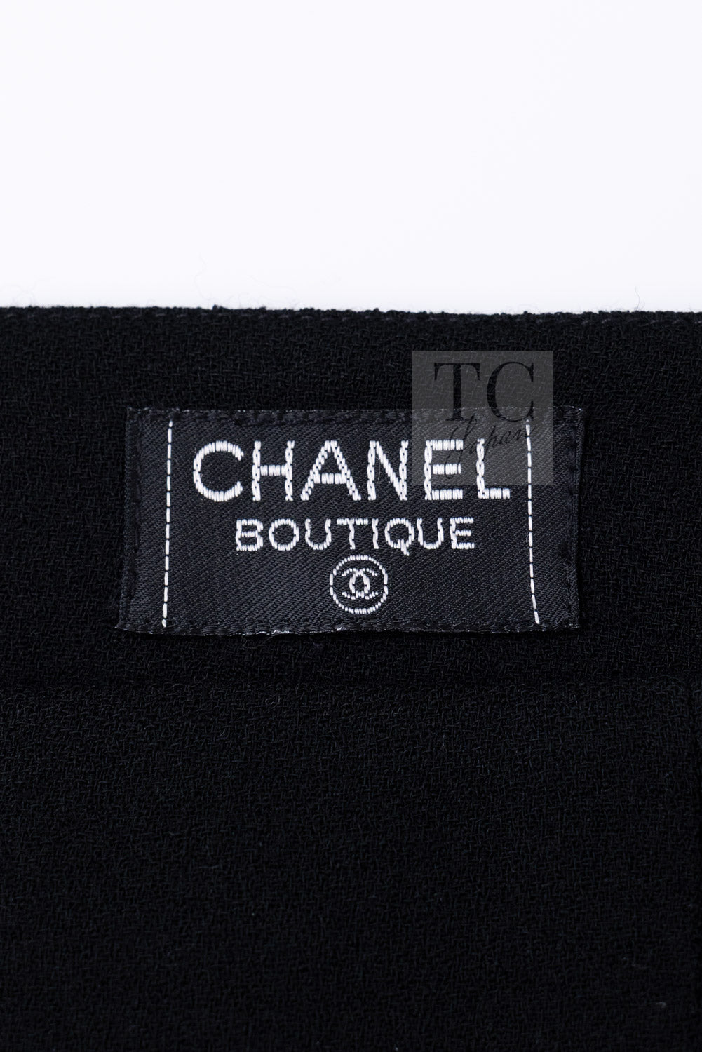 シャネル ジャケット スーツ CHANEL ヴィンテージ 89A ブラック ゴールド フローラル ウール ツイード ココ ボタン スカート 38