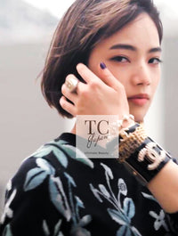 CHANEL 21PF Black Multicolor Floral Cashmere Knit Tops Sweater 38 シャネル ブラック マルチカラー 花柄 カシミア ニット トップス セーター 即発 - TC JAPAN