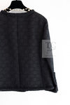 CHANEL 21PF Black CC Logo Metiers D’art Jacket 42 シャネル ブラック CC ロゴ メティエダール ジャケット 即発