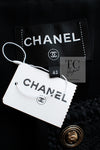 CHANEL 21PF Black CC Logo Metiers D’art Jacket 42 シャネル ブラック CC ロゴ メティエダール ジャケット 即発